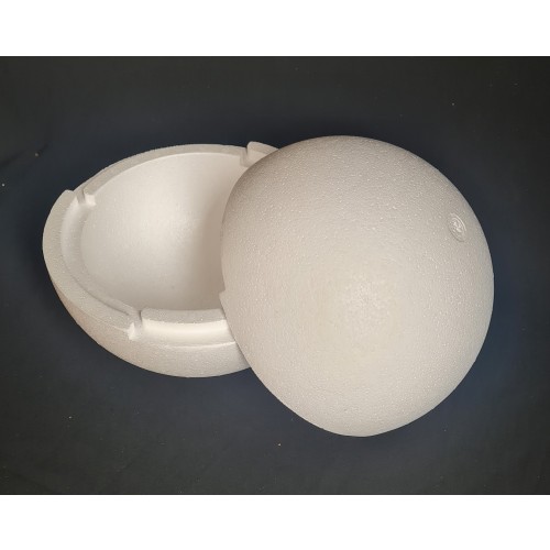 Code 608-Sphère en 2 demi coquilles ø 250 mm - Conditionnement à l'unité (Réf. boule250)